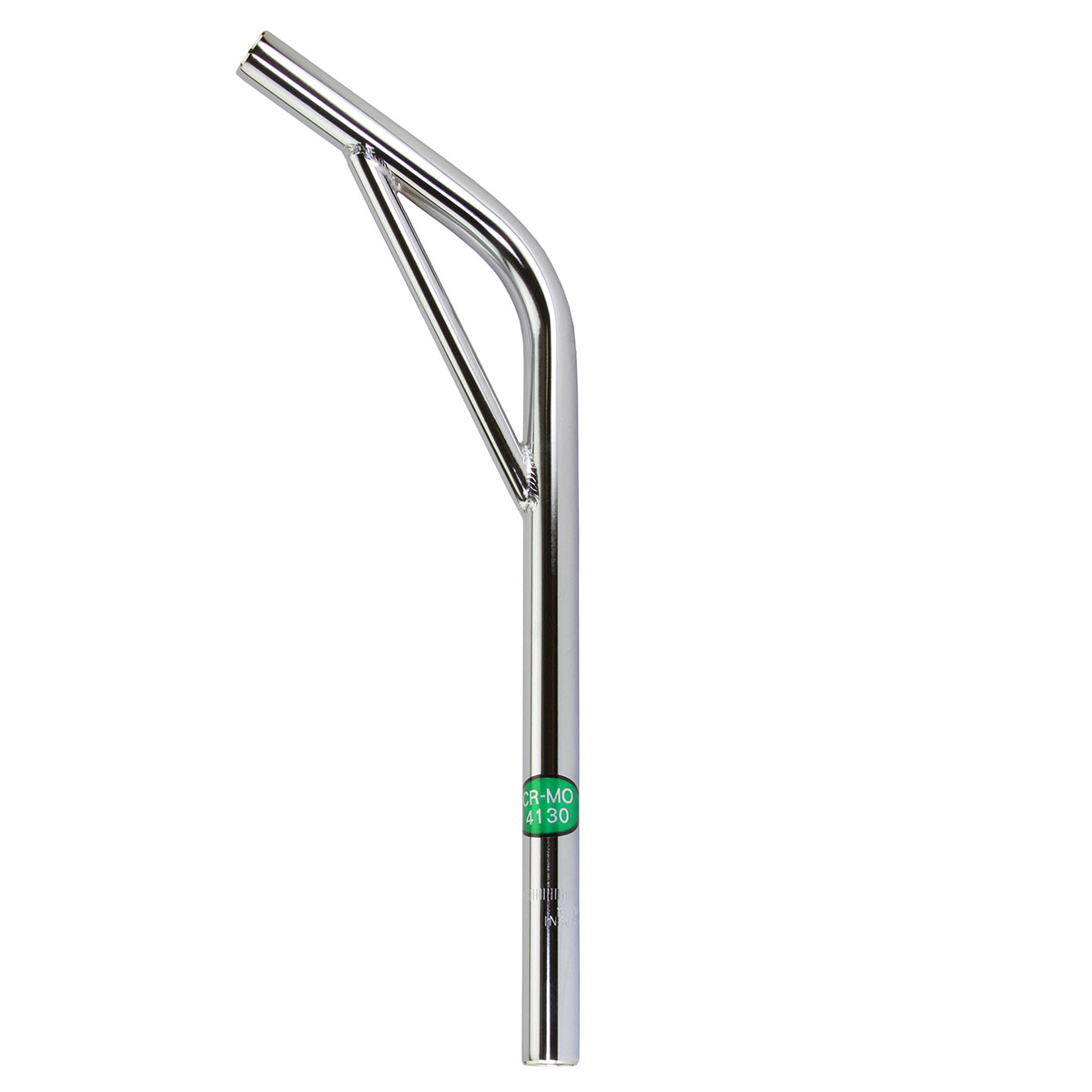 Cro-Mo Seatpost Pilar 22.2 x 400mm Lay-Back W/Support Chrome.